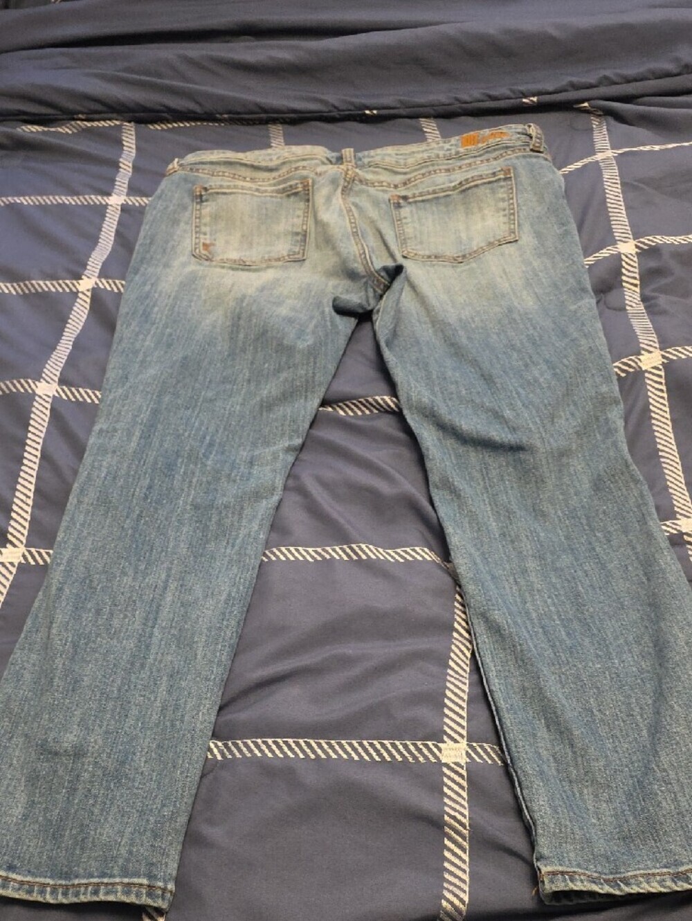 Kut from the Kloth Light Wash Distressed Boot Cut Jeans - Picture 6 of 8